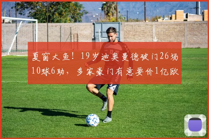 夏窗大鱼！19岁迪奥曼德破门26场10球6助，多家豪门有意要价1亿欧